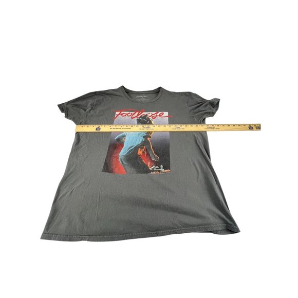 Footloose Graphic T-Shirt Gray Cotton Relaxed Fit Unisex Movie Merch XL Oversize - Picture 5 of 12